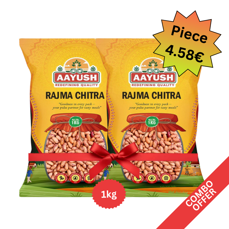 Aayush - Rajma Chitra - 1kg (Combo)
