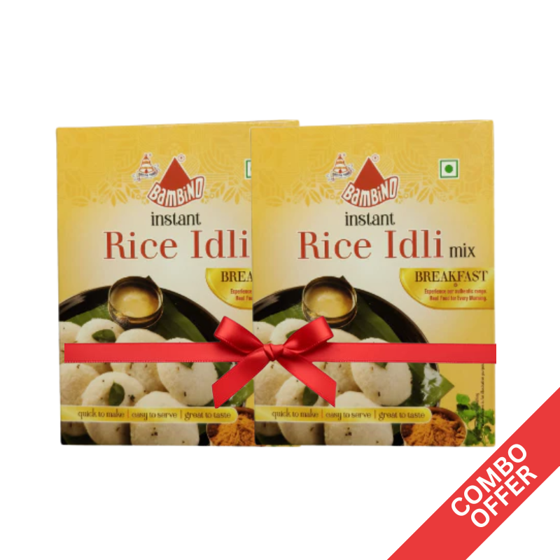 Bambino - Inst. Rice Idli Mix - 200g (Combo)