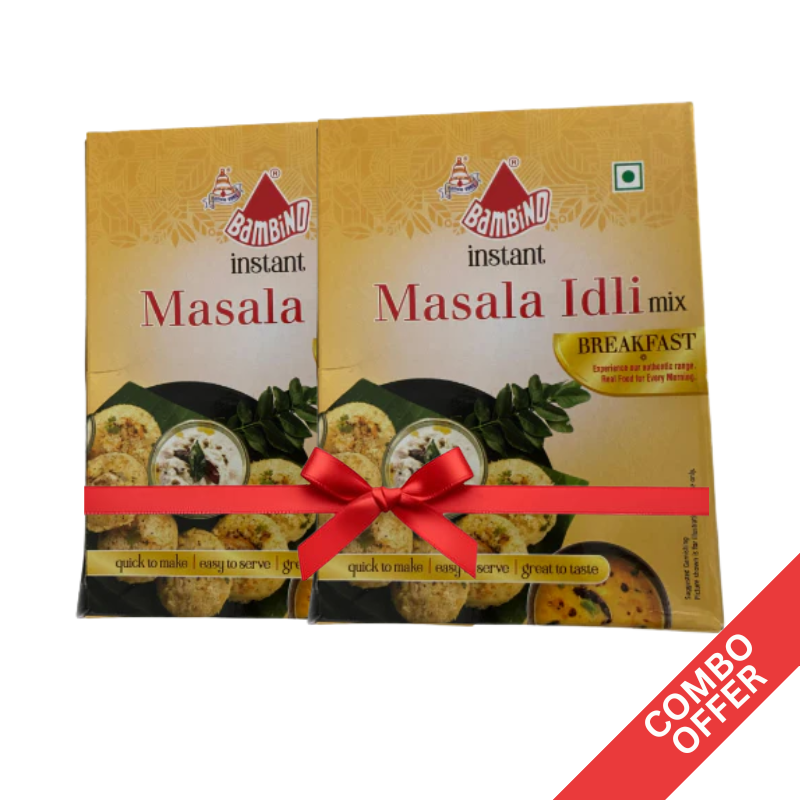Bambino - Inst. Masala Idli Mix - 200g (Combo)