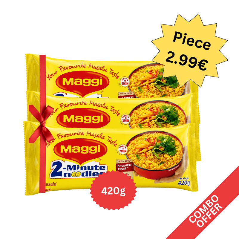 Maggie - 2 min - Noodles - 420g (Combo of 3)