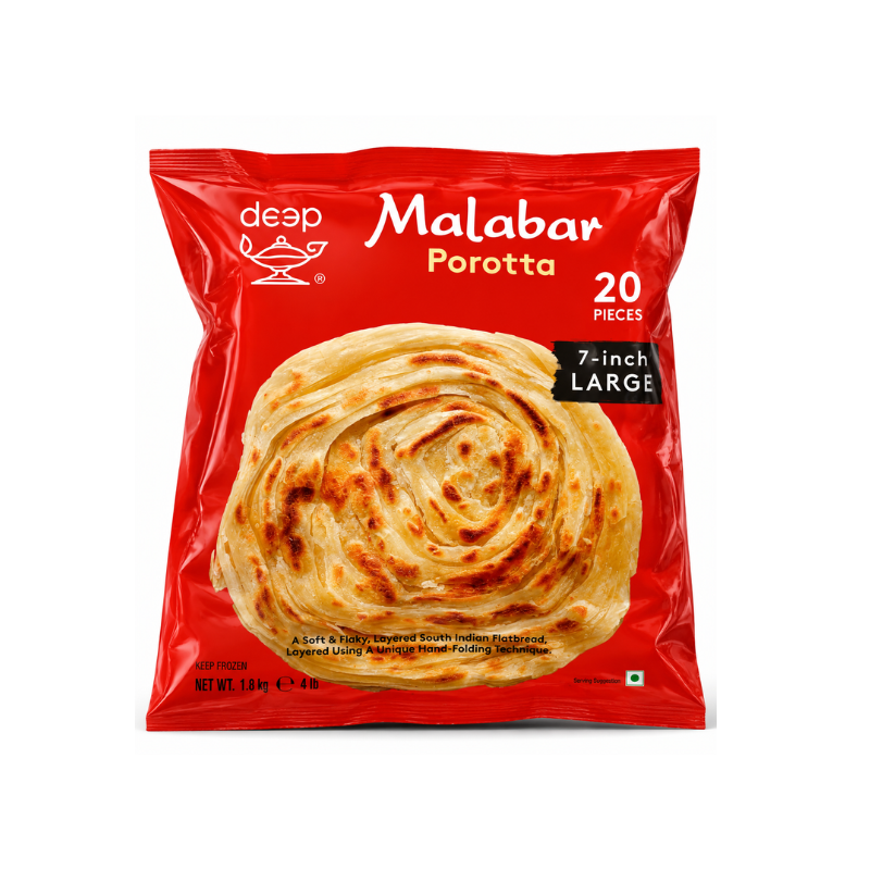 Deep  Frozen Large Malabar Parotta-1.84kg