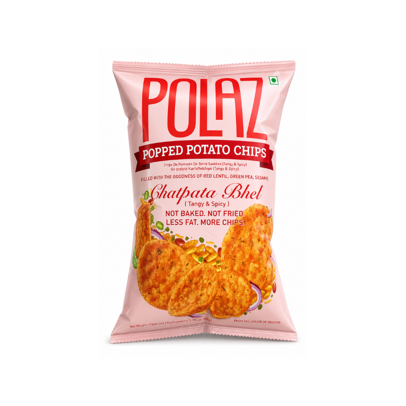 Polaz  Popped Potato Chip (Chat Pata Bhel)-50gm