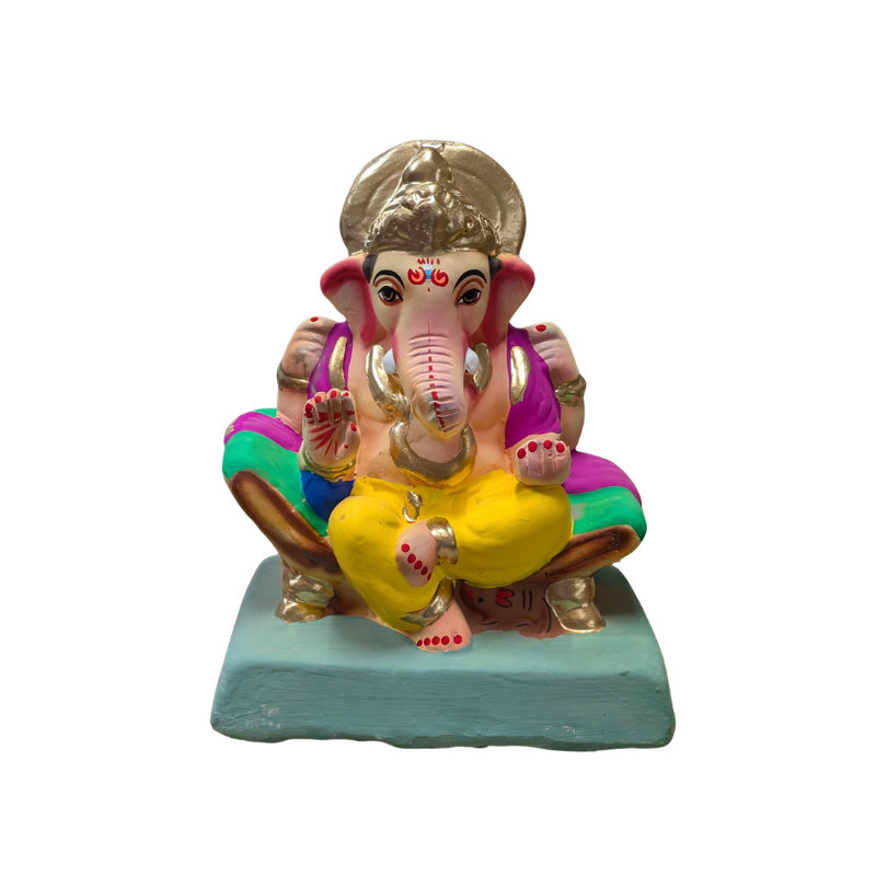 Ganesh Idol Eco - Friendly 8 Inch