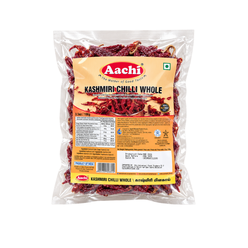 Aachi - Kashmiri chilli Whole - 100g