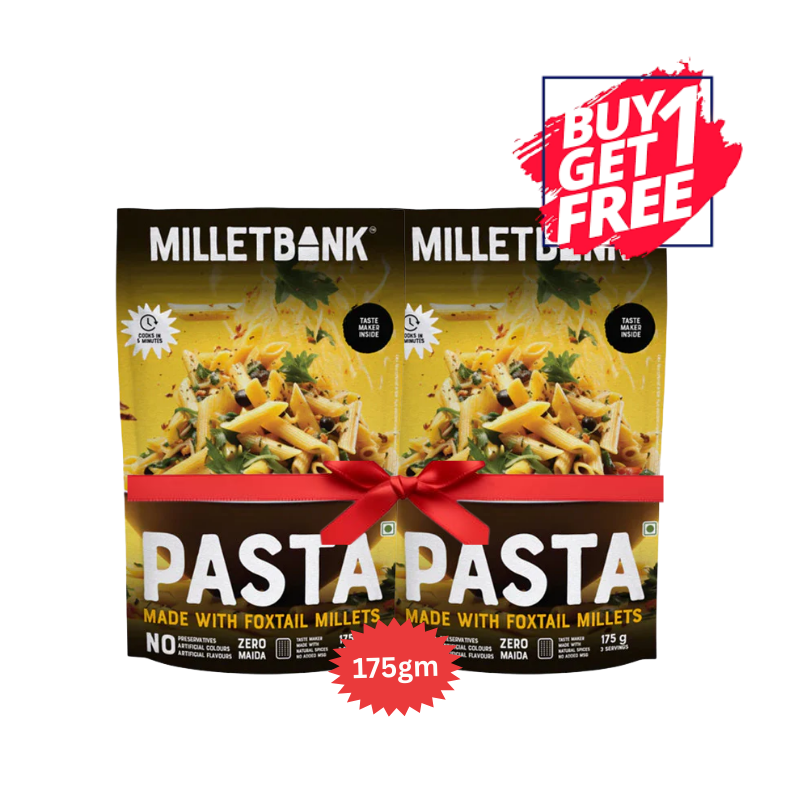 Millet Bank - Foxtail Pasta - 175g (Bu1 & Get 1)