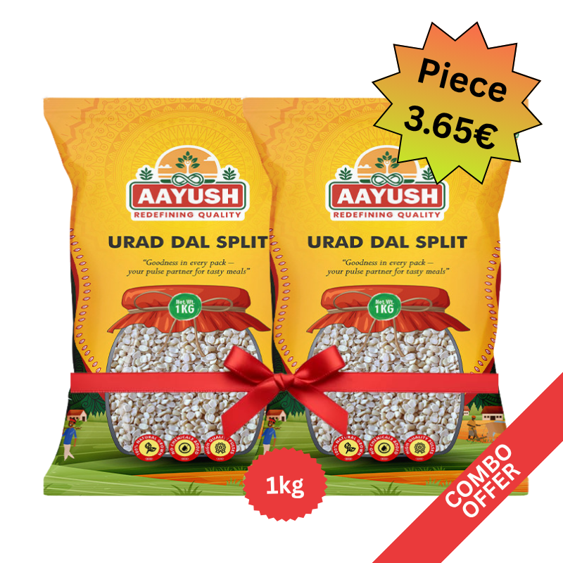 Aayush - Split Urid Dal - 1kg (Combo)