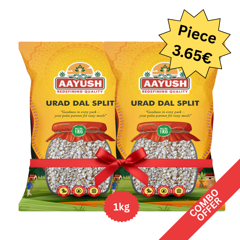 Aayush - Split Urid Dal - 1kg (Combo)