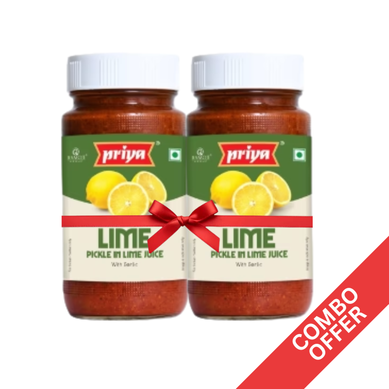 Priya - Lime Pickle in Lime Juice - 300g (Combo)