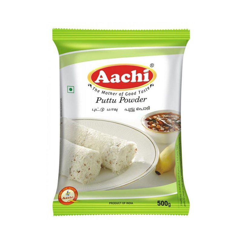 Aachi Puttu Powder - Authentic Fluffy Steamed Puttu Made Easy (500g)