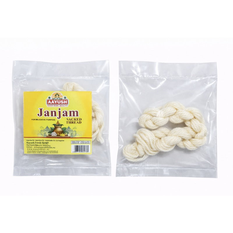 Janjam Thread Aayush - Janjam (Sacred Thread) - 1 Pcs