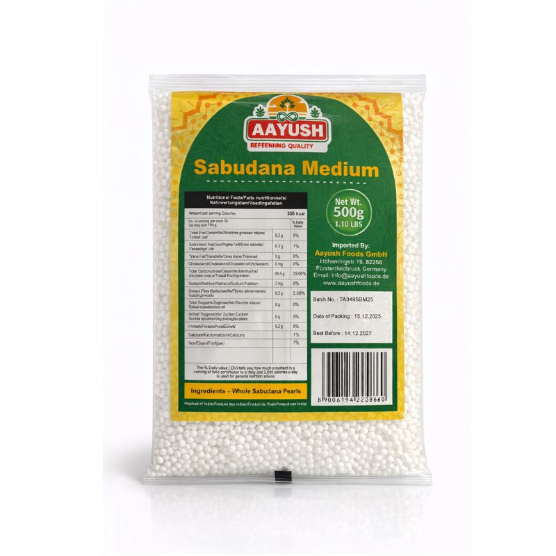 Aayush - Sabudana Medium - 500g