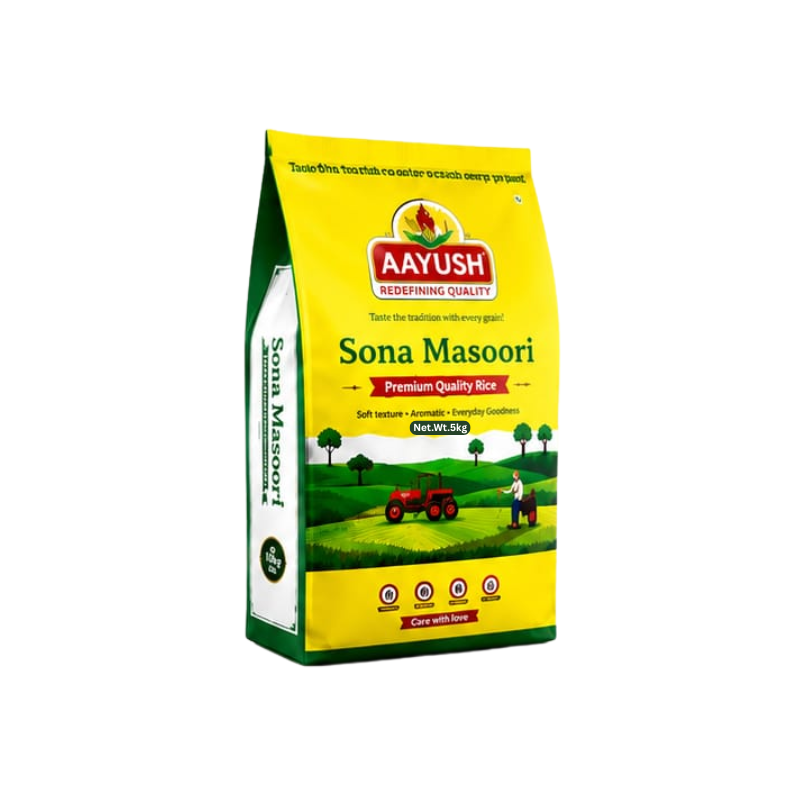 Aayush - Sona Masoori Rice - 5kg