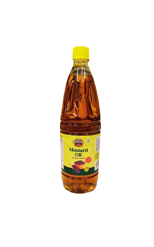 Adisha Mustard Oil - Pure and Aromatic Cooking Oil (1L)