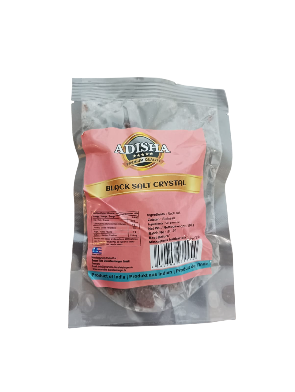 Adisha - Black salt crystal - 100gm