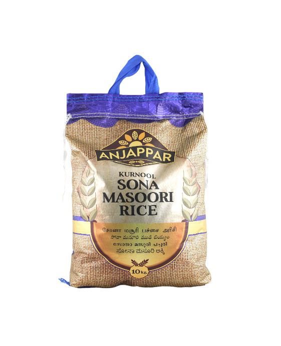 Anjappar - Kurnool Sona Masuri Rice - 10Kg