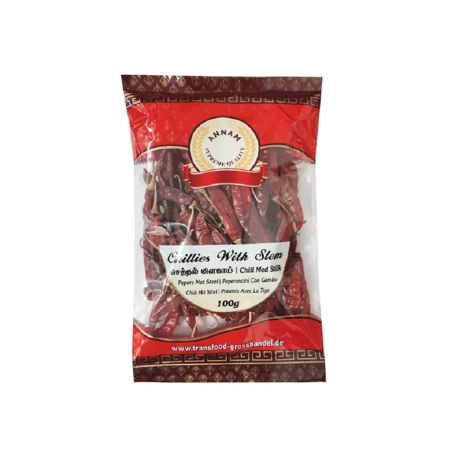 Annam - Dried Red Chilli - 100gm