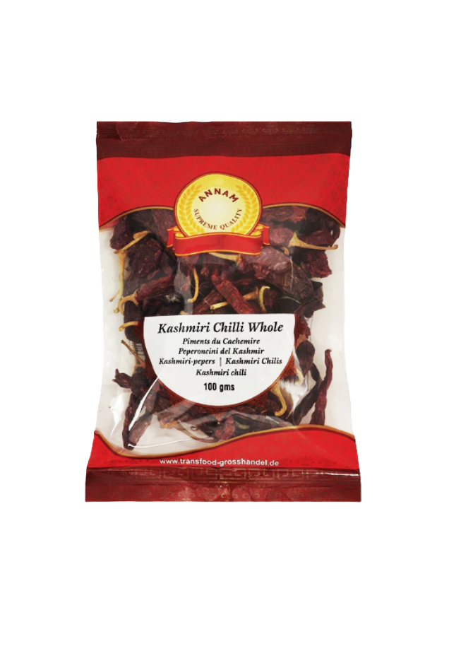 Annam Dried Red Chilli Kashmiri - 100g