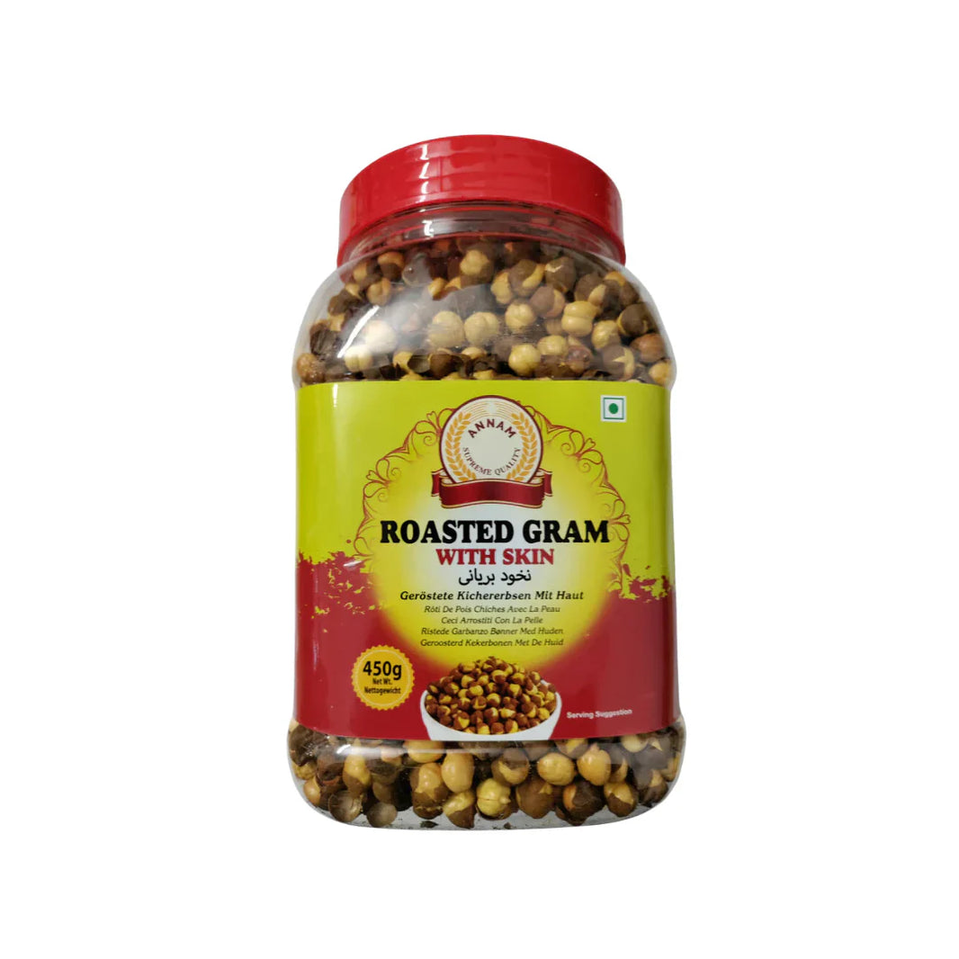 Annam - Roasted Chana With Skin - 450gm