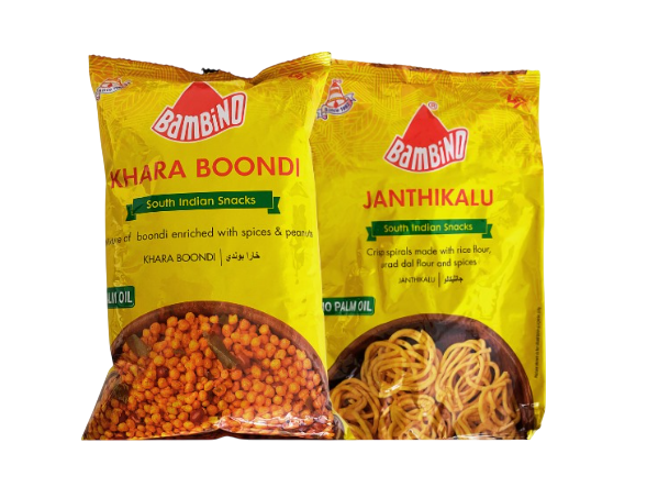 Bambino - Khaara Boondi + Janthikalu - 170g (Combo)