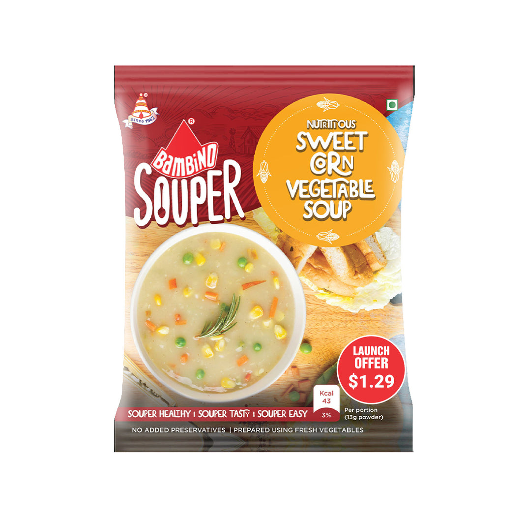 Bambino - Sweet Corn Vegetable Soup - 45g