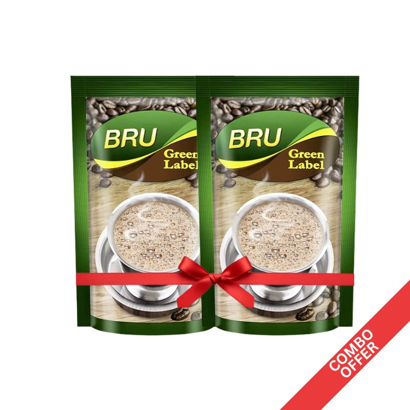 Bru - Green Label - 200g (Combo of 2)