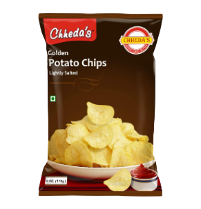 Chhedas - Golden Potato Chips Lightly Salted - 170g