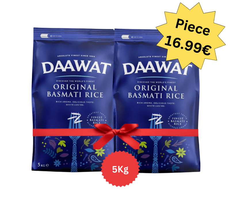 Daawat - Original Basmati Rice - 5kg (Combo)