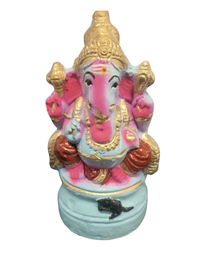Ganesh Idol Eco - Friendly 8 Inch