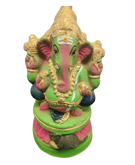 Ganesh Idol Eco - Friendly 8 Inch