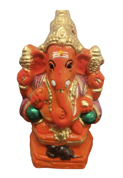 Ganesh Idol Eco - Friendly 8 Inch