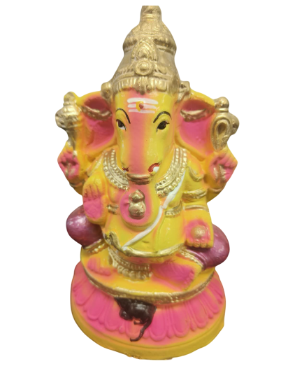 Ganesh Idol Eco - Friendly 8 Inch