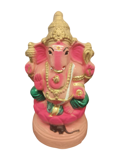 Ganesh Idol Eco - Friendly 8 Inch