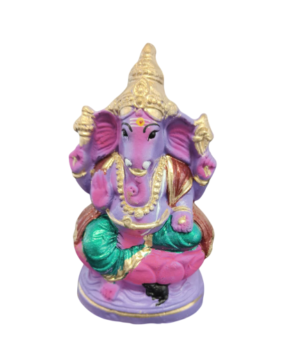 Ganesh Idol Eco - Friendly 8 Inch