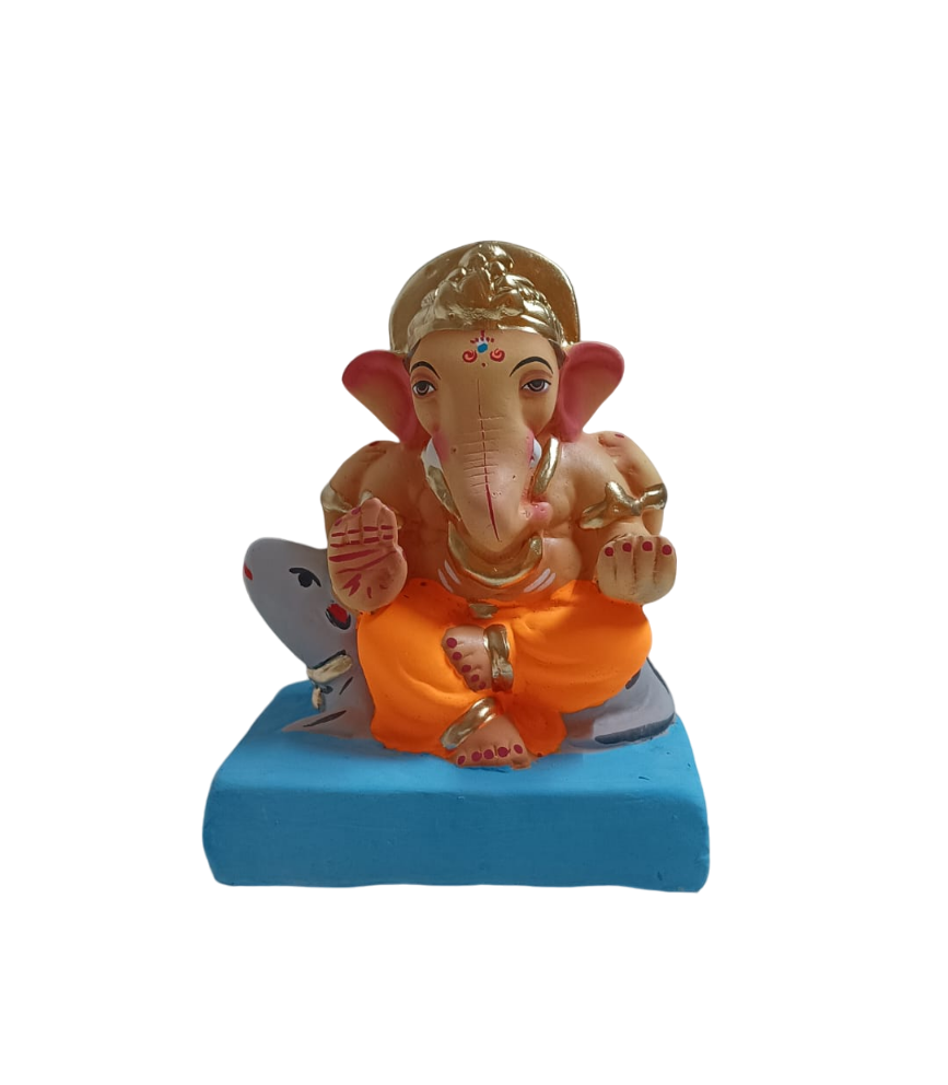 Ganesh Idol Eco - Friendly 6 Inch