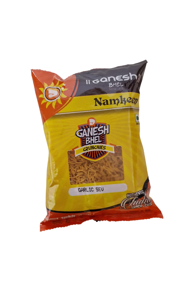 Ganesh Bhel Namkeen Garlic Sev - 200g