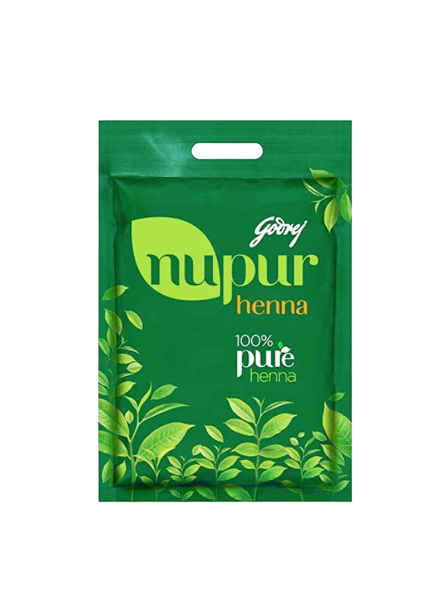 Godrej Nurpur Mehandi Powder - Rich Henna for Natural Color (75g)