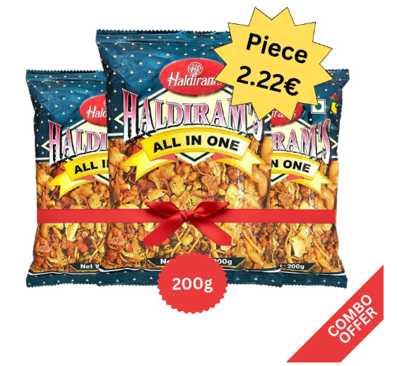 Haldiram - All in One - 200g (Combo of 3)