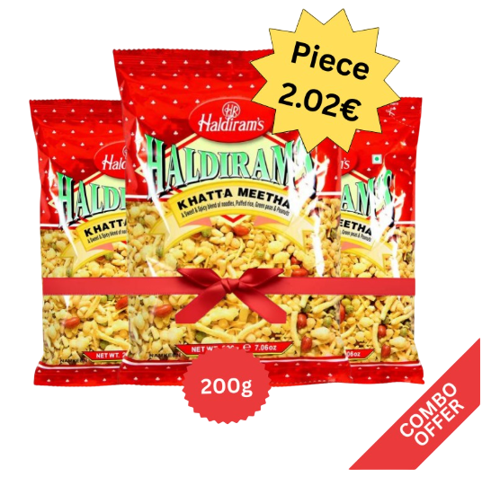 Haldiram - Khatta Metha Mix - 200g (Combo of 3)