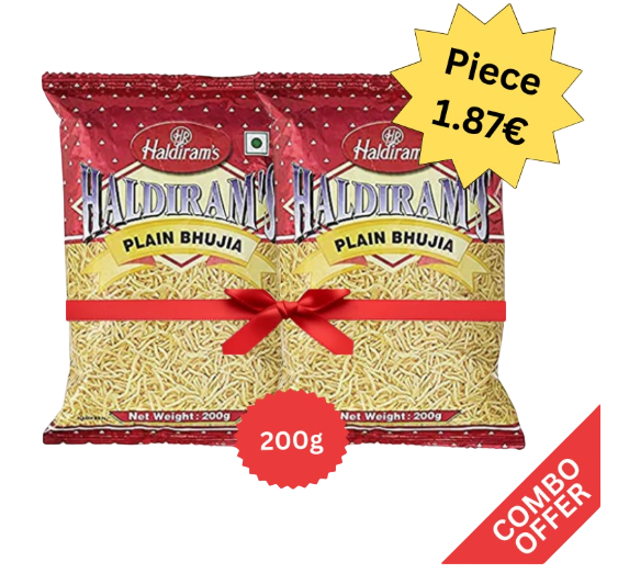 Haldiram - Plain Bhujia - 200g (Combo)