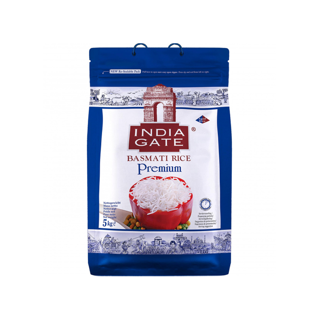 Basmat Rice 503 India Gate - Premium Basmat Rice - 5kg