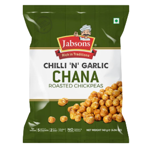 Jabsons - Roasted Chana Chilli And Garlic - 140g