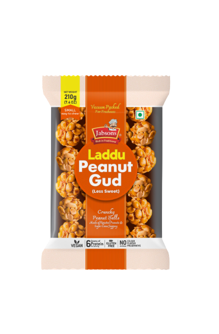 Jabsons - Chikki peanut laddu - 210gm