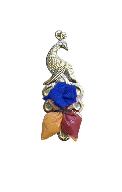 Pooja Haldi Kumkum Gift Pack with Elegant Peacock Design