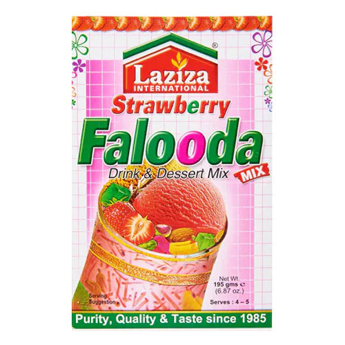 Laziza - Falooda Strawberry Mix - 195gm