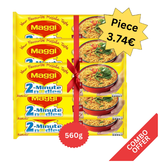 Maggie - InstantNoodles 8 Pack - 560g (Combo of 5)