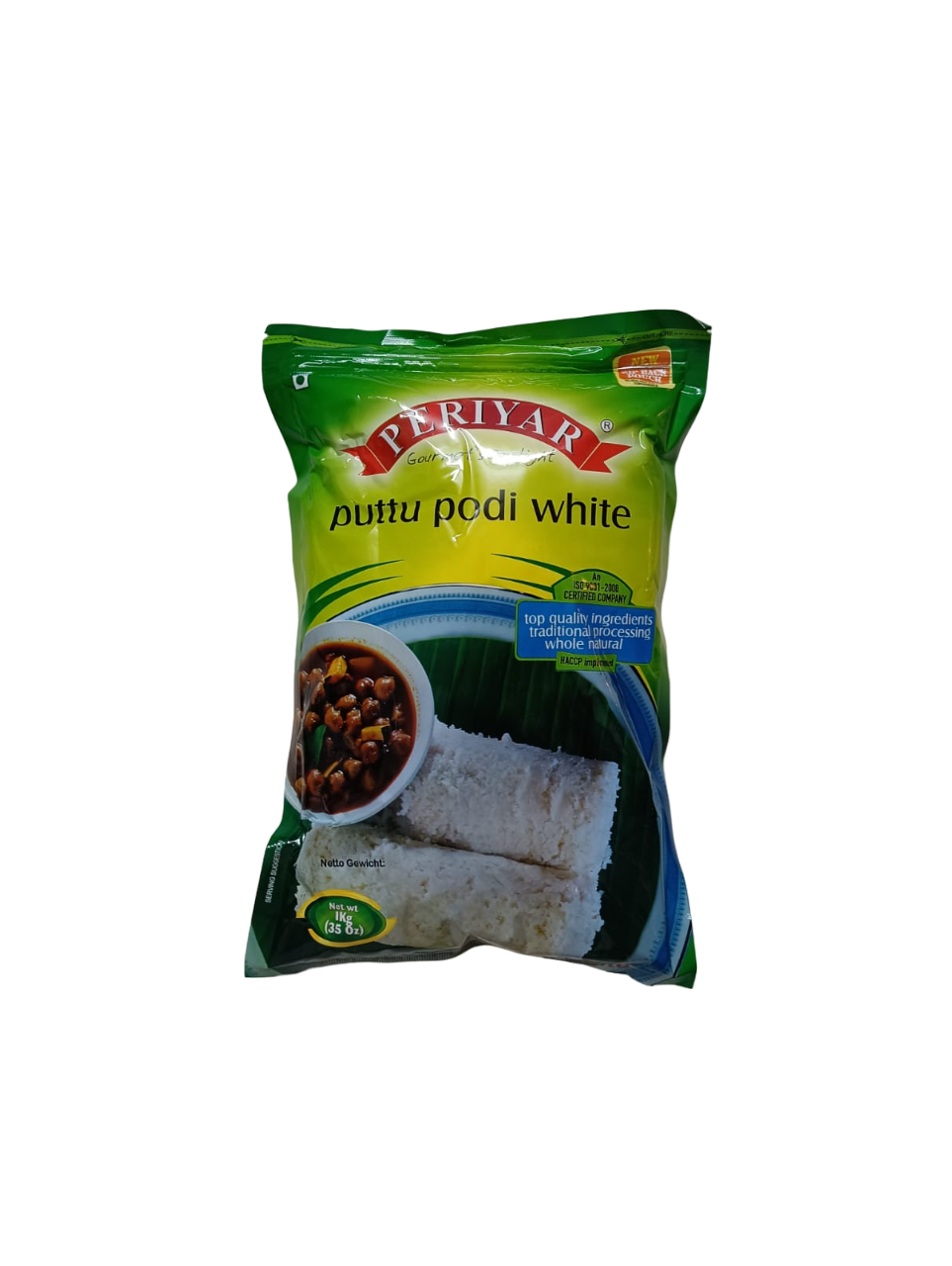 Periyar Puttu Podi White - Authentic Taste, Fluffy Texture (1kg)