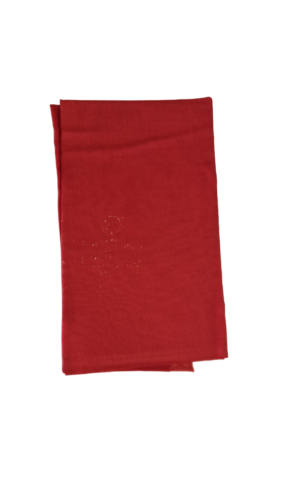 Unstitched Red Color Cotton Blouse Piece Online - (Pack of 1)