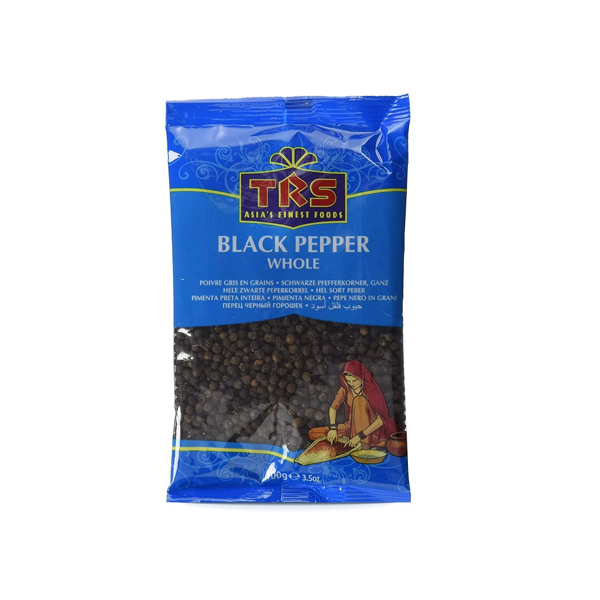 TRS Black Pepper Whole - Premium Whole Peppercorns (400g)