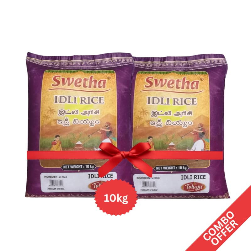 Telugu - Idli Rice - 10kg (Combo of 2)