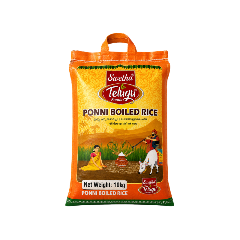 Telugu - Ponni Boiled Rice - 10kg